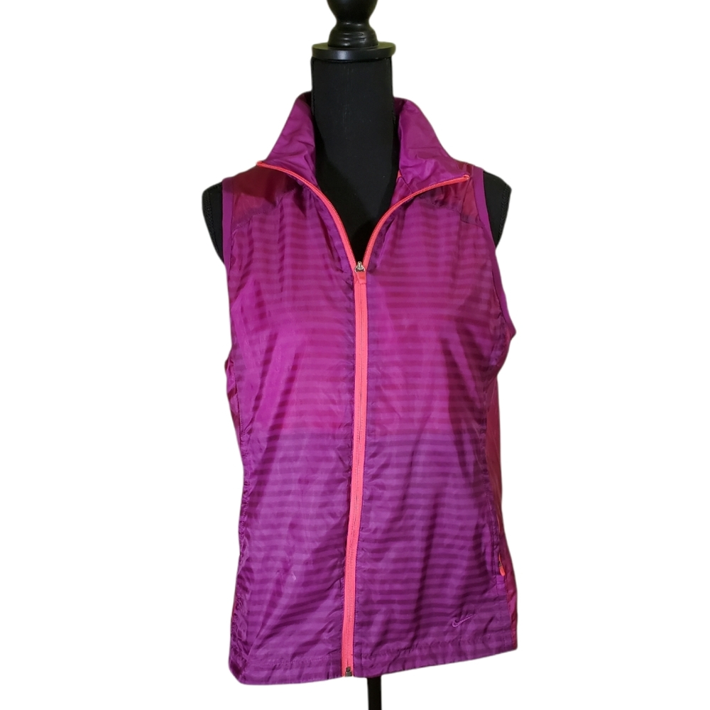Nike Golf Vest L Purple Coral